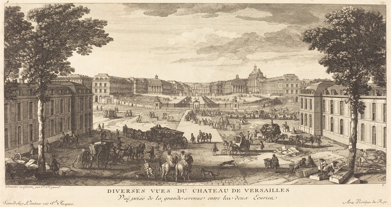 View Taken from the Grand Avenue Between the Two Stables by Jean Baptiste Rigaud