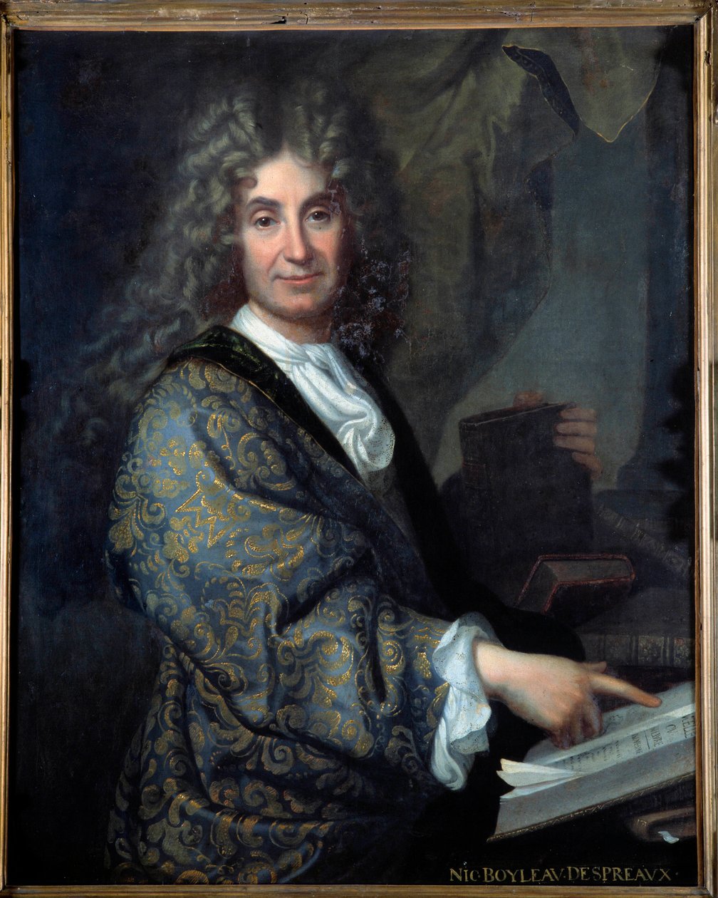 Portrait of Nicolas Boileau, French Writer by Jean Baptiste Santerre