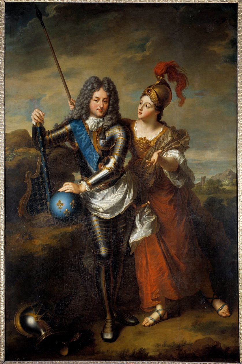 Portrait of the Regent Philip II Duke of Orleans and Marie Magdeleine of the Vieuville, Countess of Parabere by Jean Baptiste Santerre