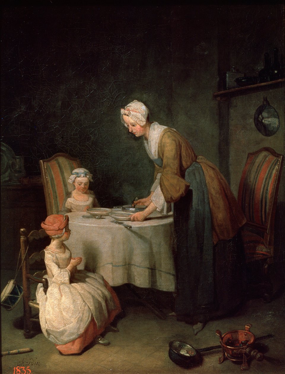 Grace Before Dinner, 1744 by Jean Baptiste Simeon Chardin