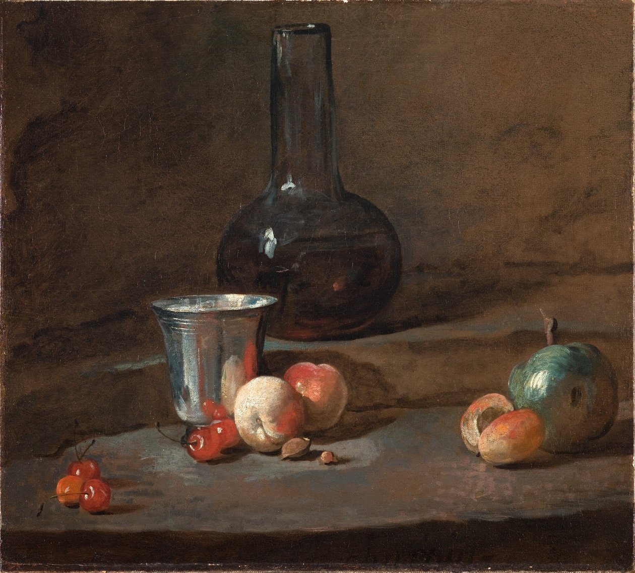 The Silver Goblet, c.1728 by Jean Baptiste Simeon Chardin