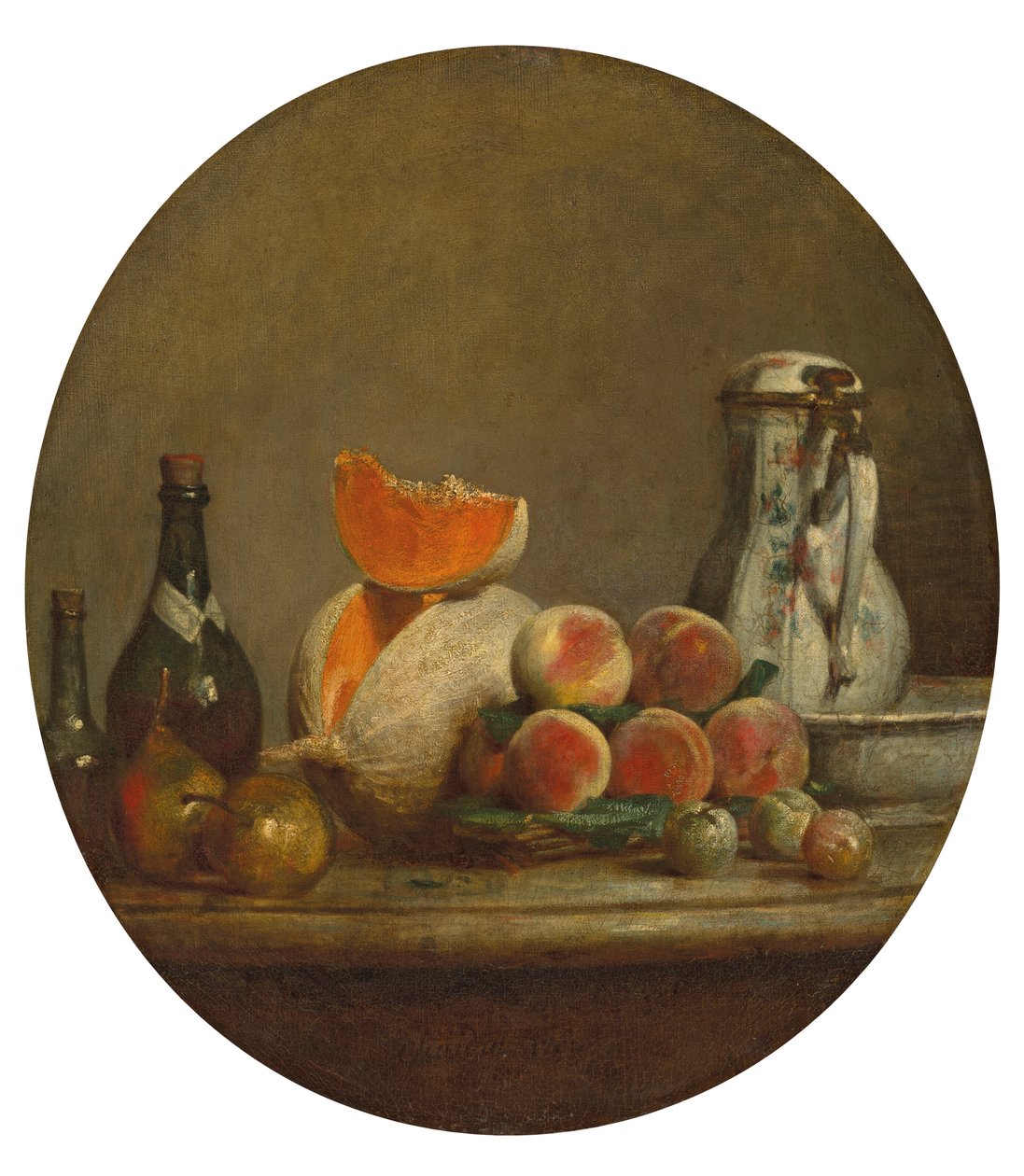 The Sliced Melon by Jean Baptiste Simeon Chardin