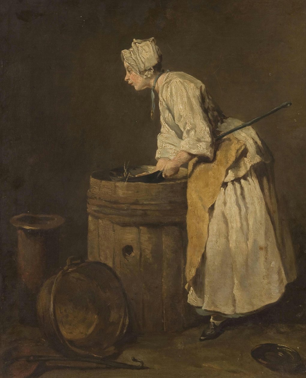 Scullery Maid by Jean Baptiste Simeon Chardin