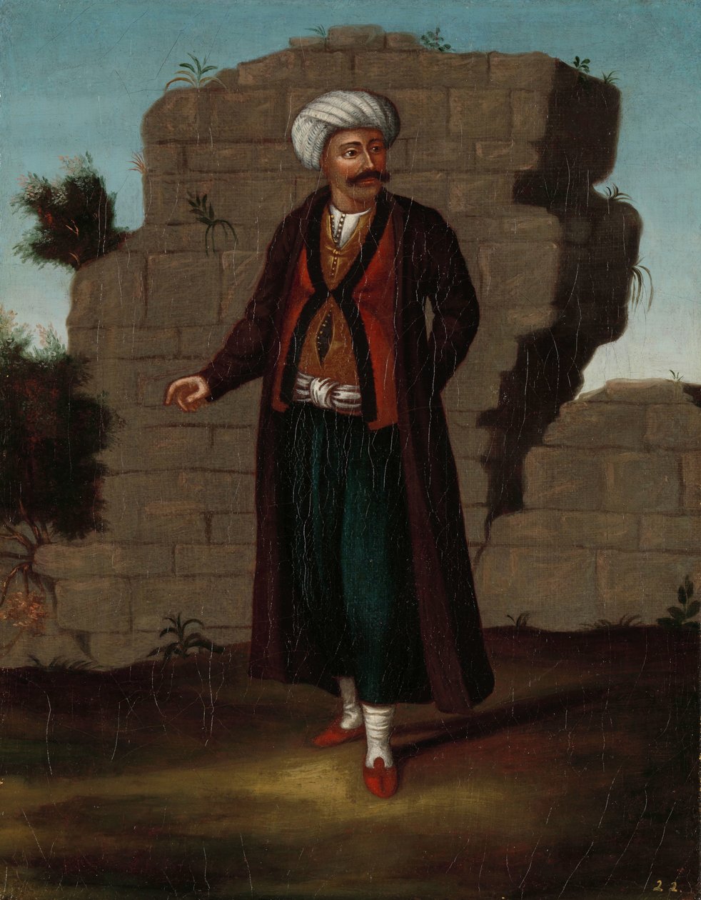 Man from the Island of Mykonos by Jean Baptiste Vanmour (workshop of)