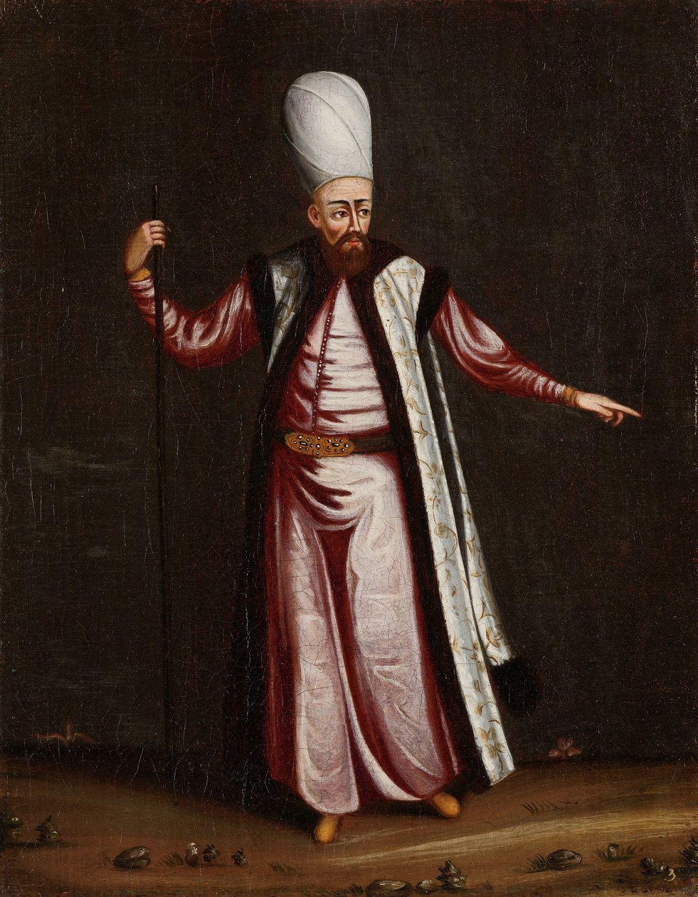 The Capoudgi Bachi, Grand-master of the Seraglio by Jean Baptiste Vanmour (workshop of)