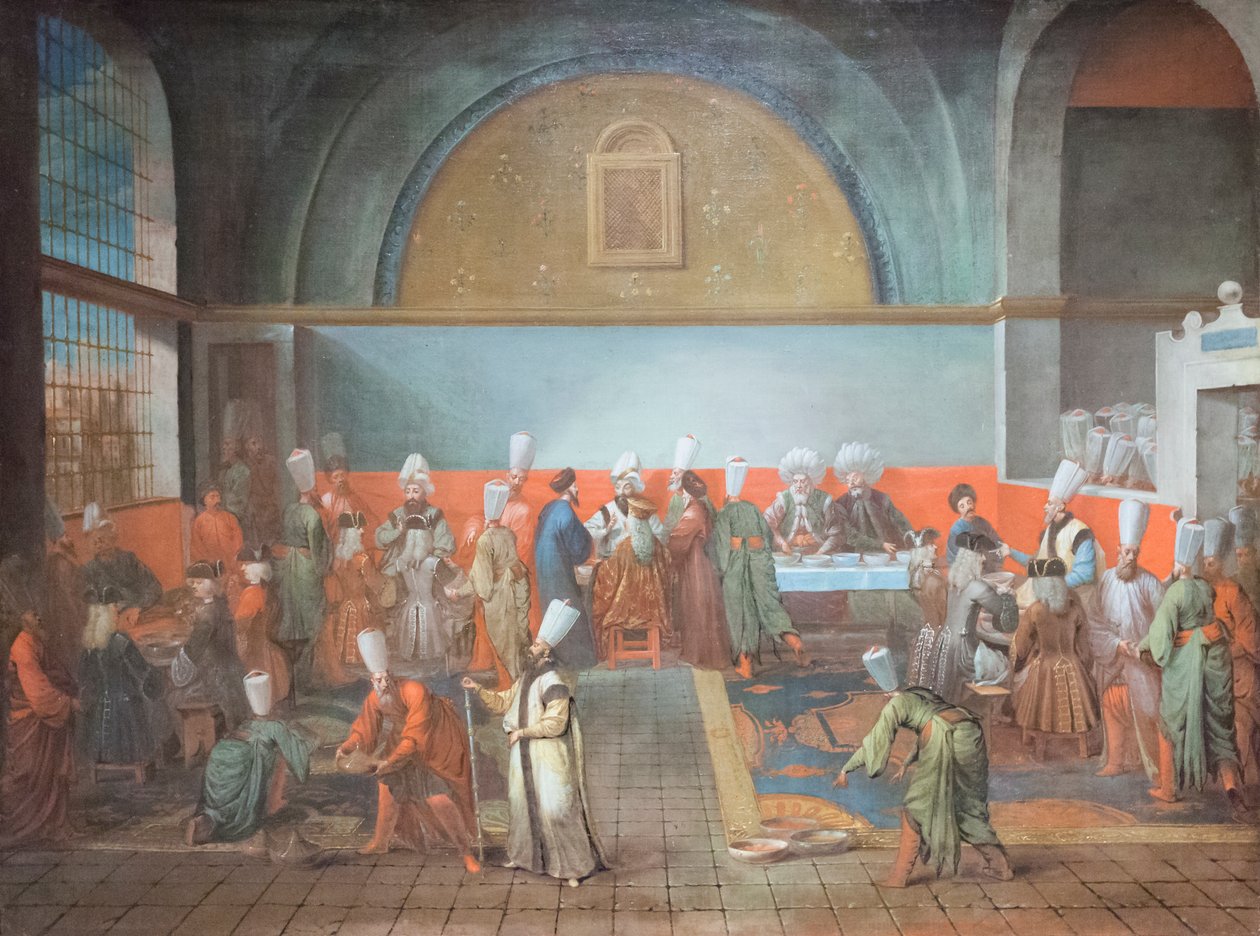 Dinner at the Palace in Honour of an Ambassador by Jean Baptiste Vanmour