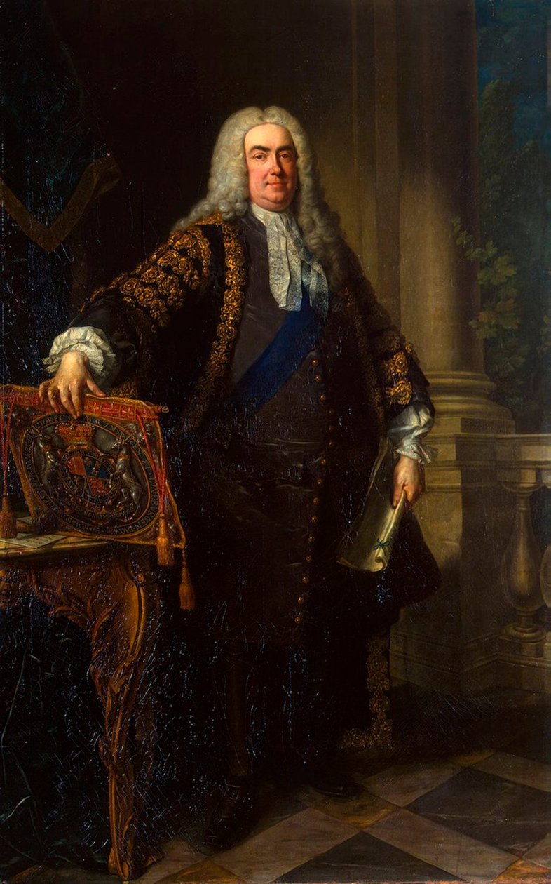 Portrait of Sir Robert Walpole, 1st Earl of Orford, 1740 by Jean Baptiste van Loo