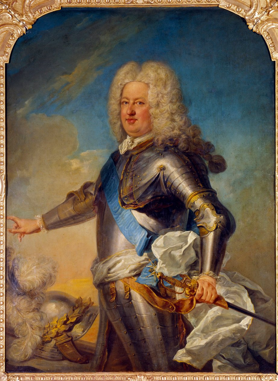 Portrait of Stanislas Leszcinski, King of Poland, Duke of Lorraine and Bar by Jean Baptiste van Loo