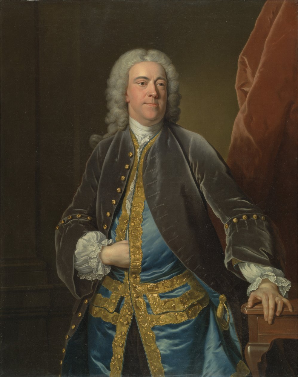 The Right Honourable Stephen Poyntz, of Midgeham, Berkshire, c.1740 by Jean Baptiste van Loo
