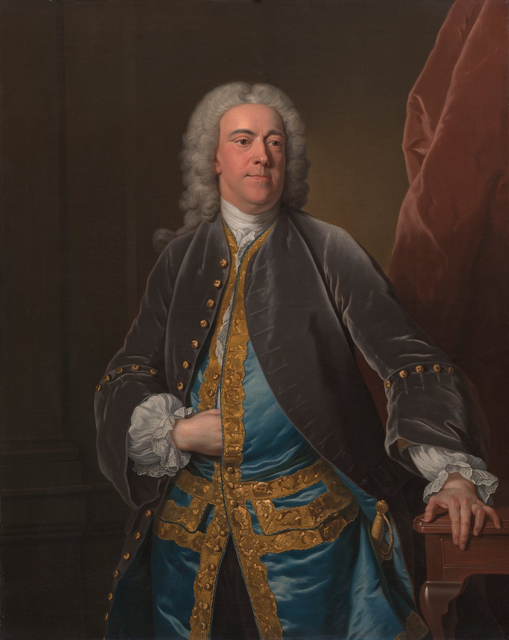The Rt. Honorable Stephen Poyntz, of Midgham, Berkshire by Jean Baptiste van Loo