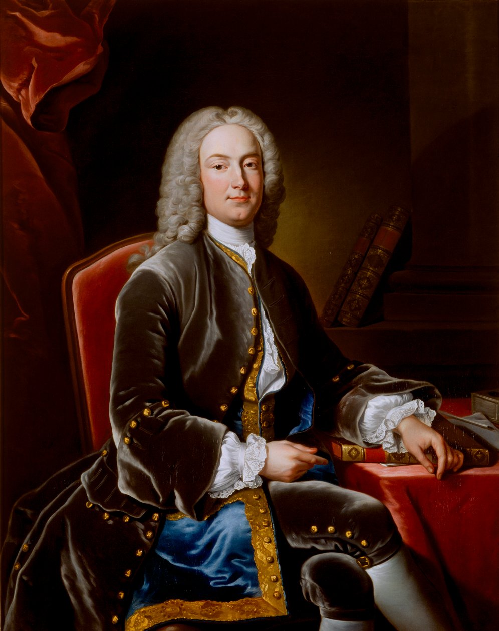 William Murray, Earl of Mansfield, British lawyer, politician and judge, c. 1738 by Jean Baptiste van Loo
