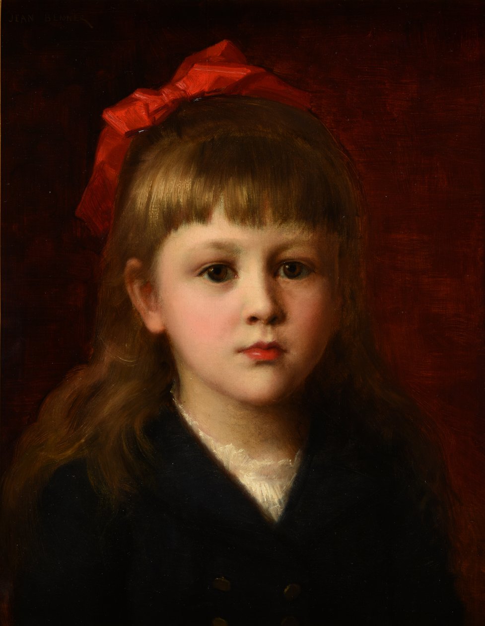 Portrait of a Little Girl by Jean Benner