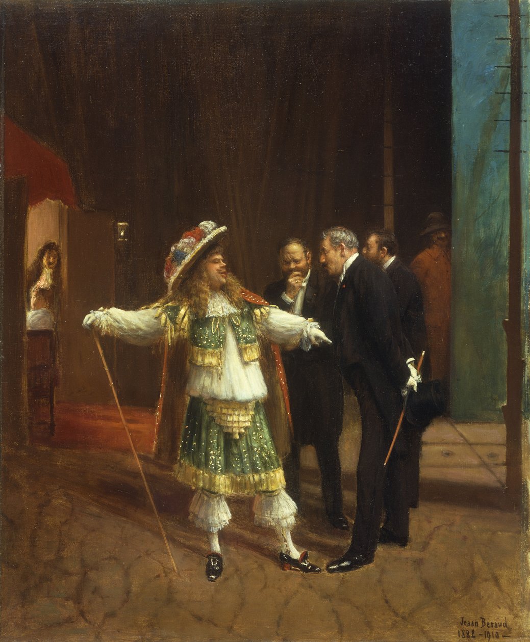 Coquelin the Elder in Le Bourgeois Gentilhomme by Moliere, c.1882 by Jean Beraud