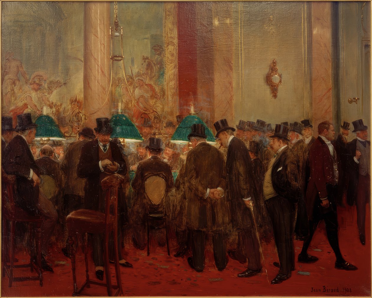 In the Cercle by Jean Beraud