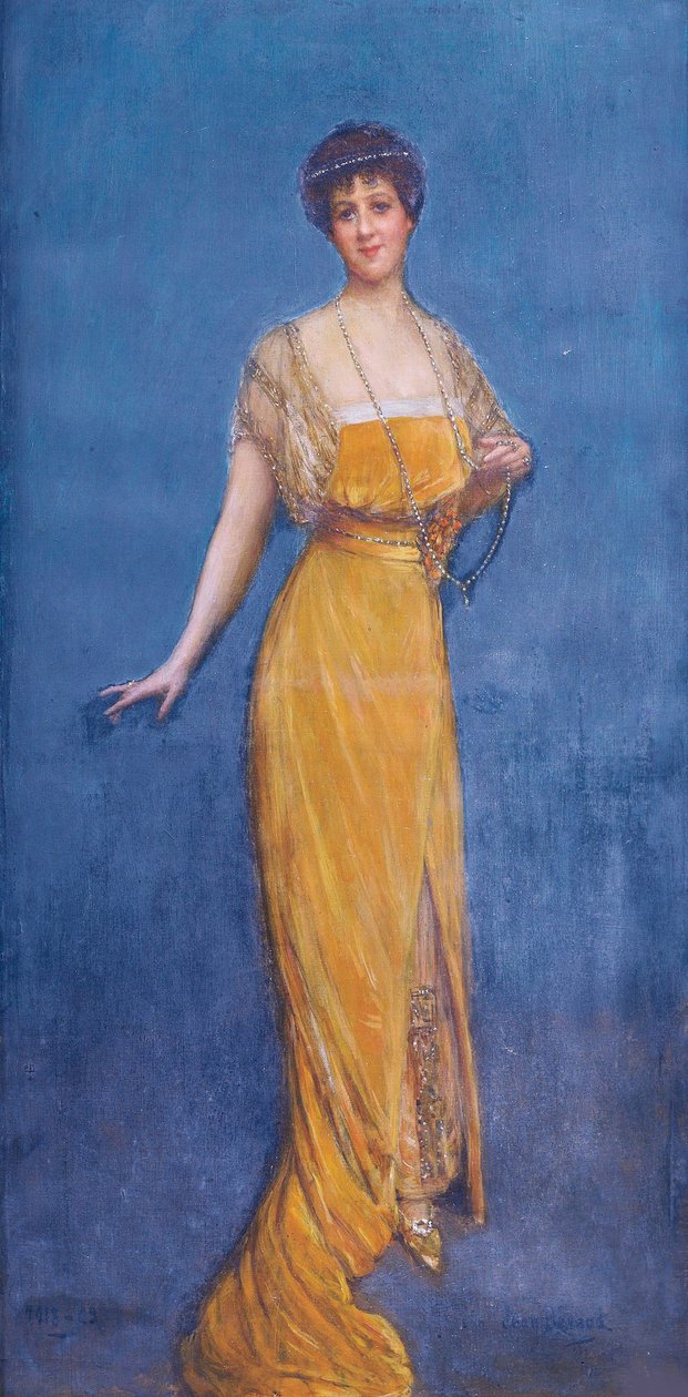 Portrait of Madame Blanche Vesnitch née Ulman, 1913 by Jean Beraud