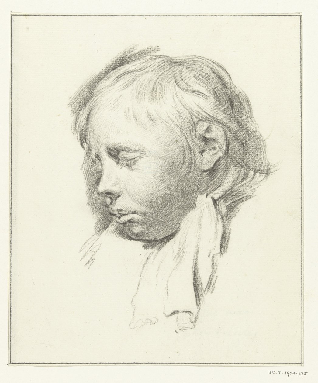 Head of a Sleeping Boy by Jean Bernard