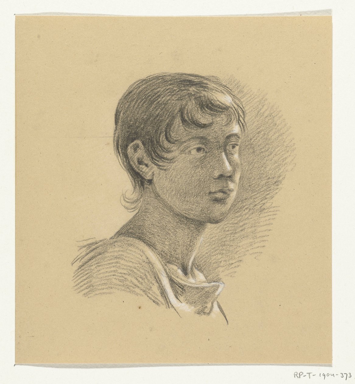 Head of a Boy, Facing Right by Jean Bernard