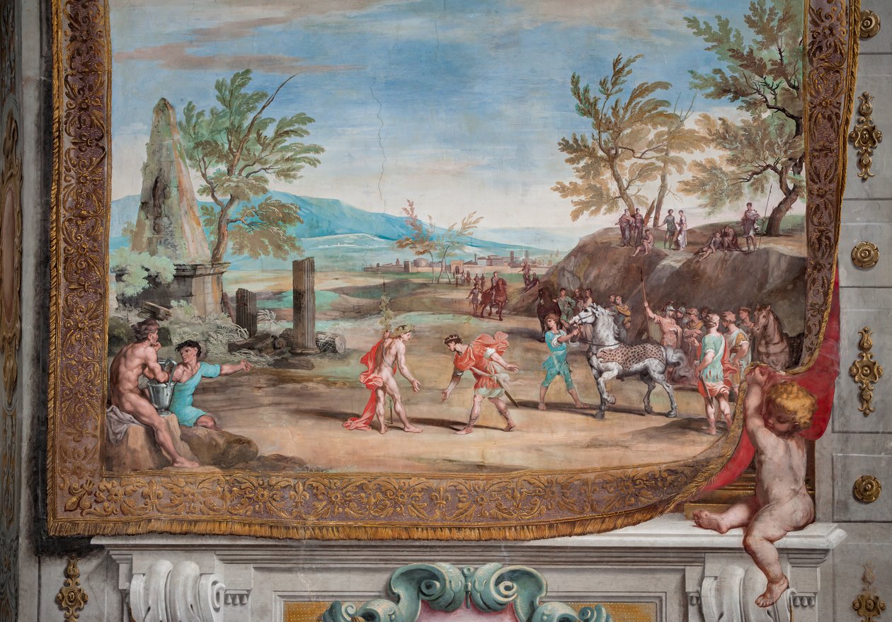 The Meeting in Egypt of Proteus, King of Memphis, with Bacchus by Jean Boulanger