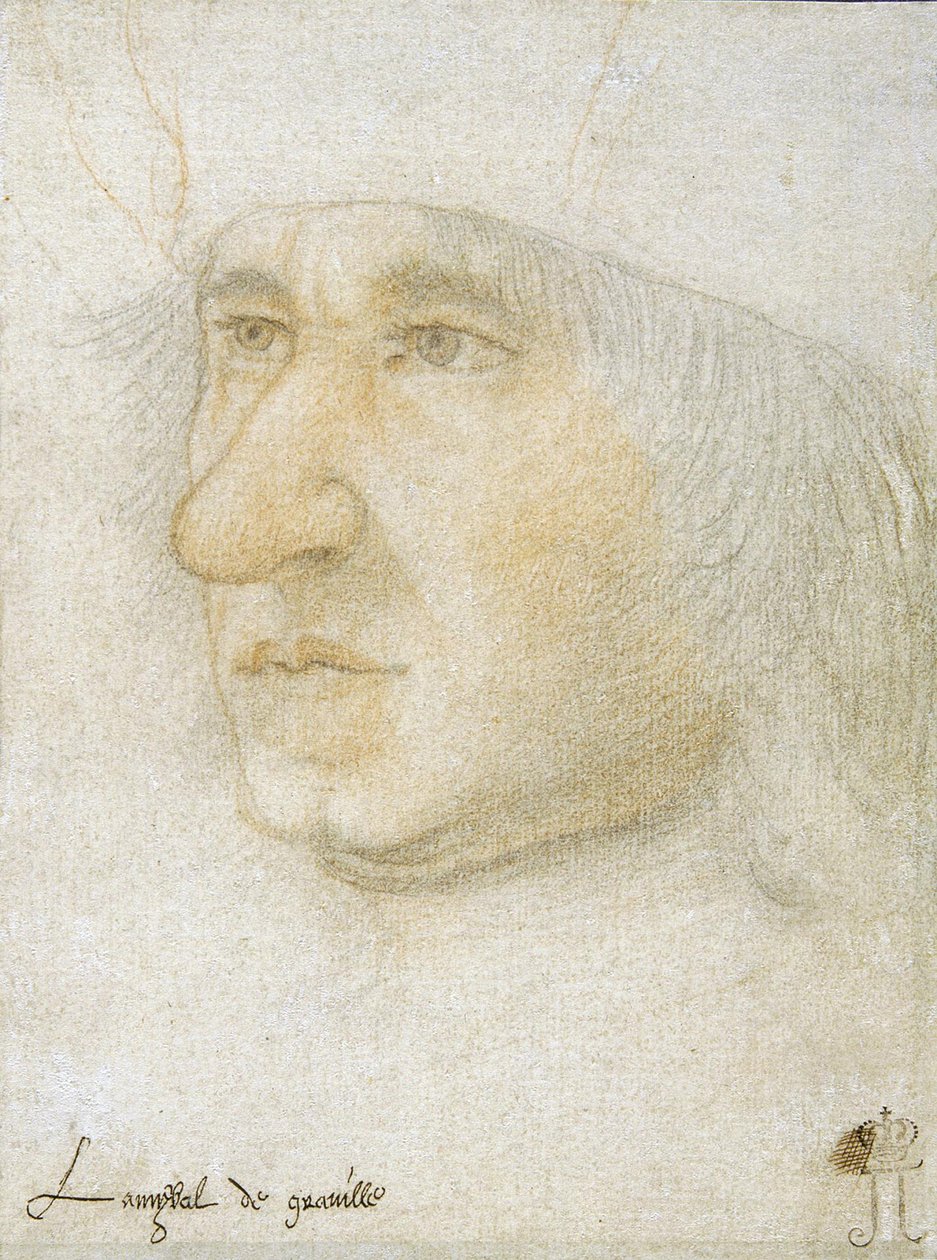 Portrait of Louis Malet de Graville, Admiral of France by Jean Bourdichon