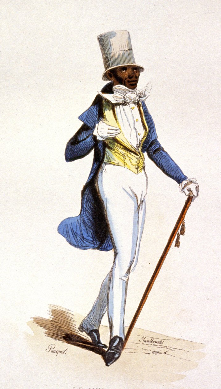 A mulatto in the French Antilles, c.1850 by Jean Charles (1800 79) Pauquet