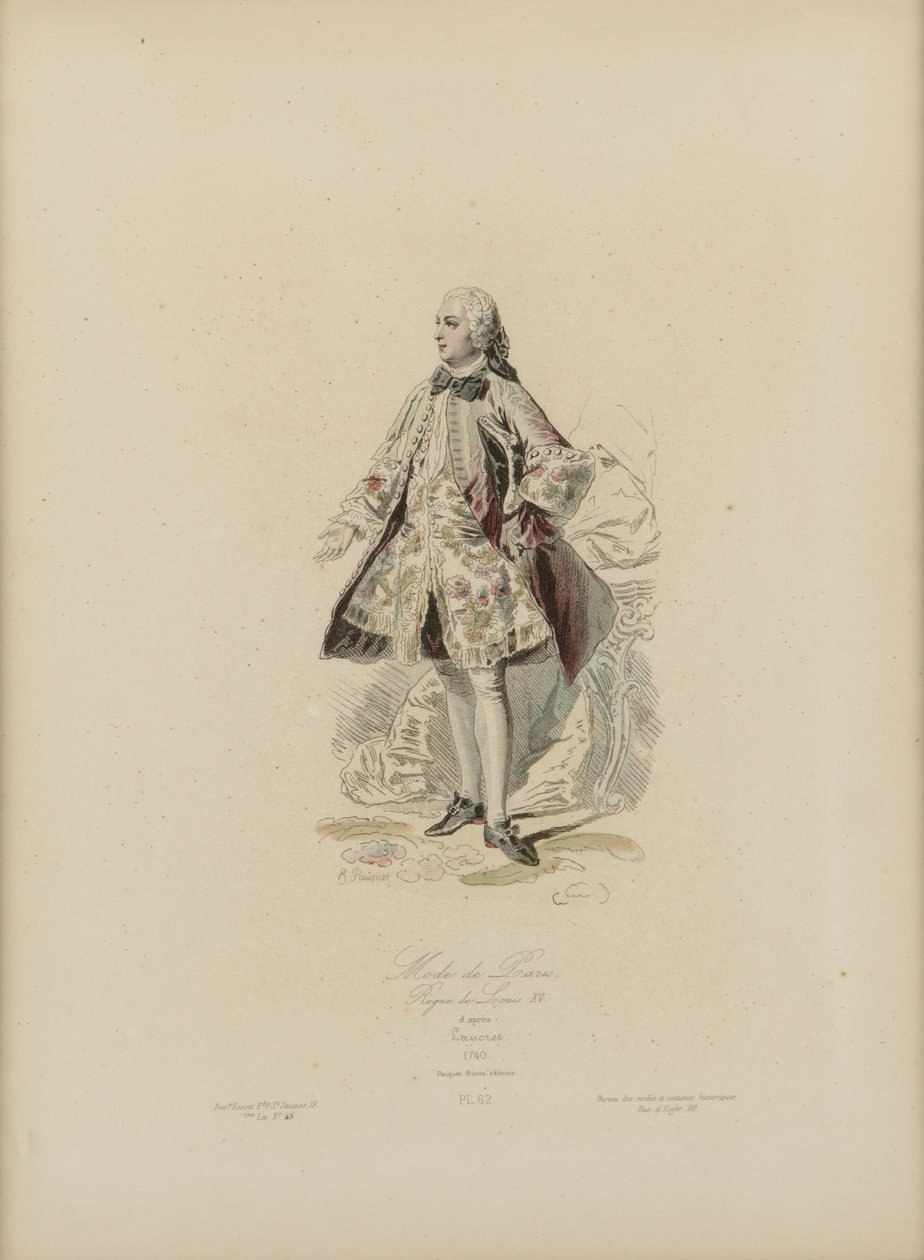 Paris fashion: Reign of Louis XV by Jean Charles (1800 79) Pauquet
