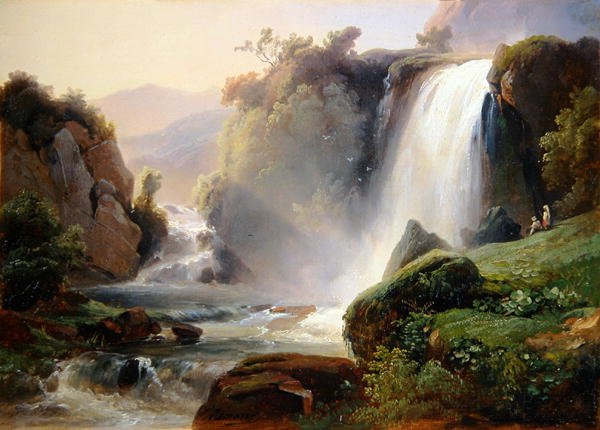 The Falls of Tivoli, c.1822-25 by Jean Charles Joseph Rémond