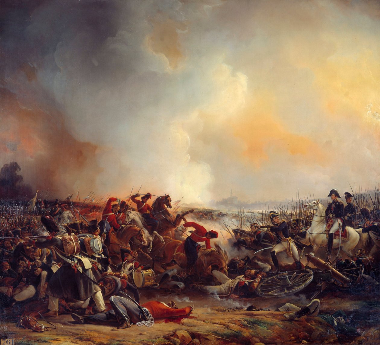 Battle of Polotsk on 18/08/1812 by Jean Charles Langlois