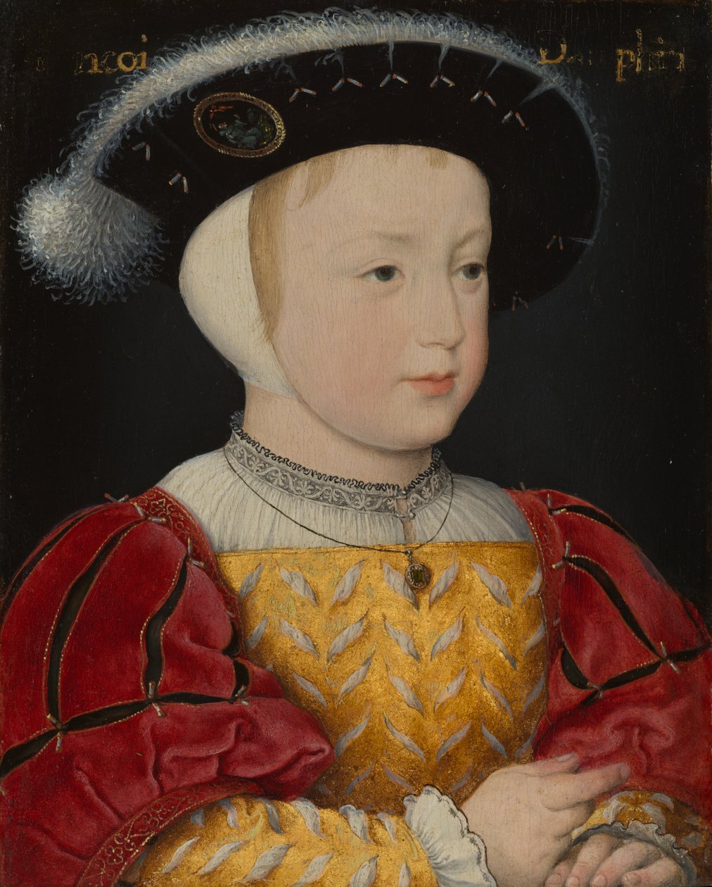 The Dauphin François, Son of King François I of France by Jean Clouet