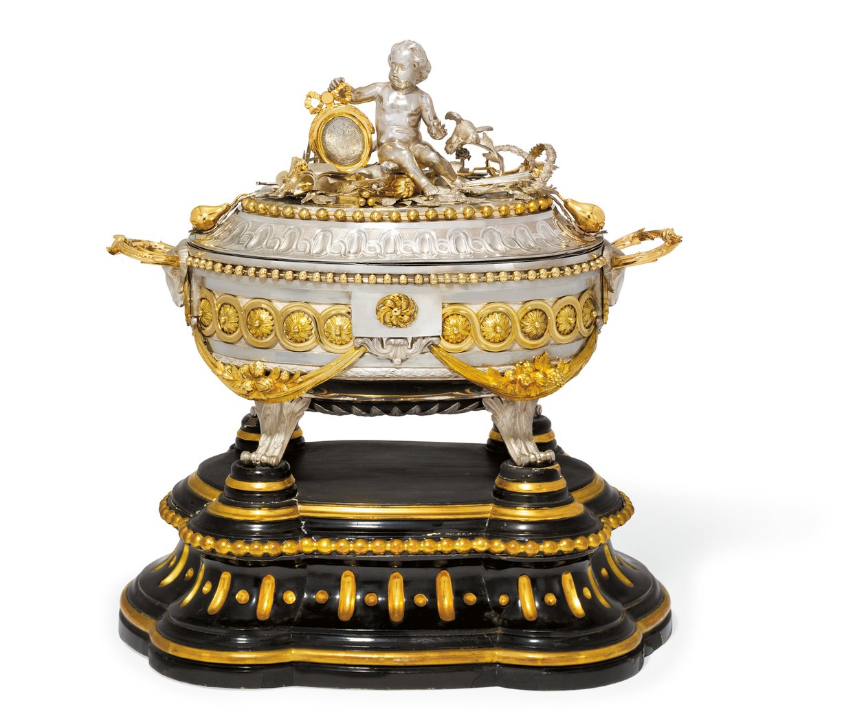 Soup tureen, cover and stand, Malines, c.1780 by Jean Corneille Hendrickx