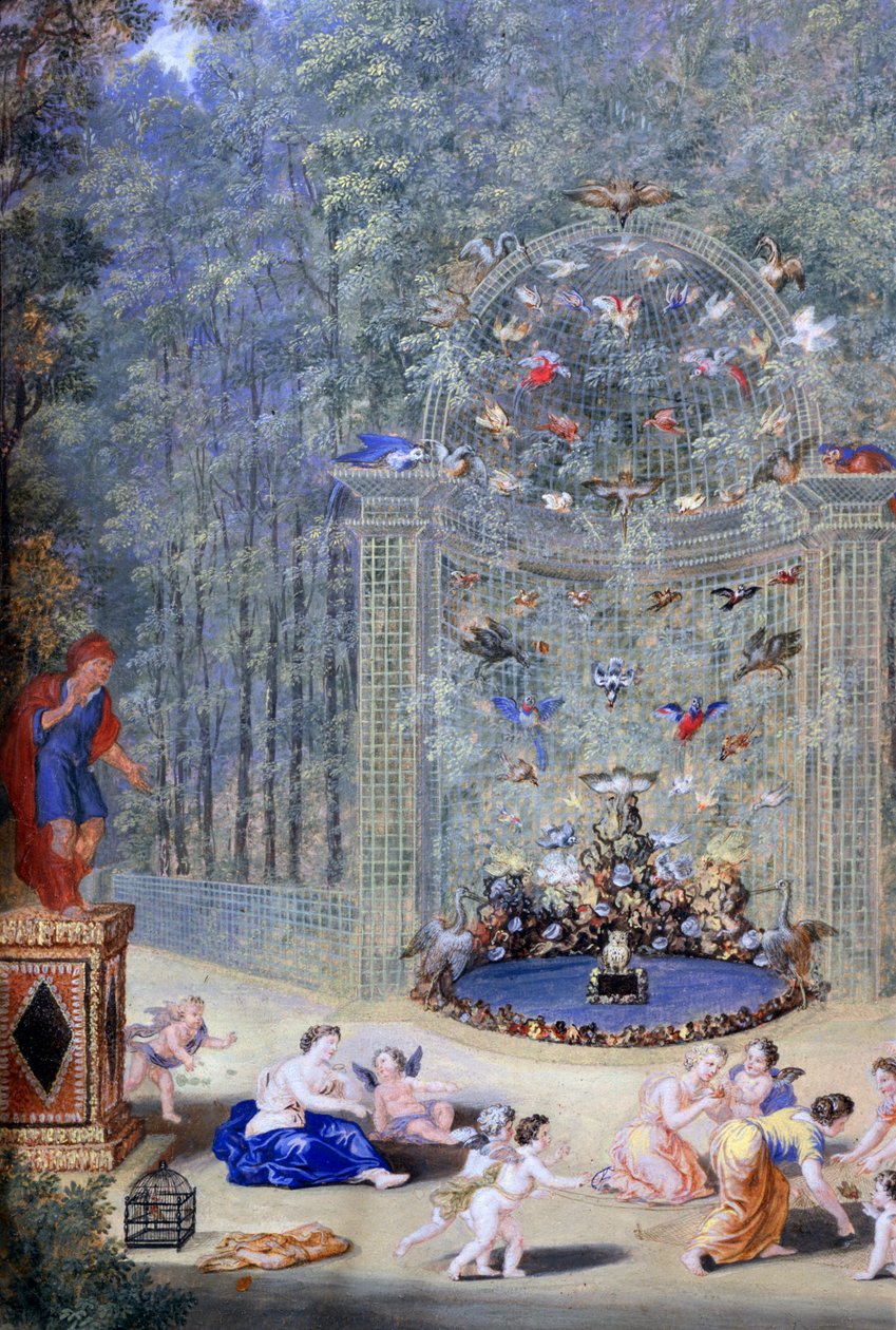 Entrance to the Maze at Versailles by Jean Cotelle the younger