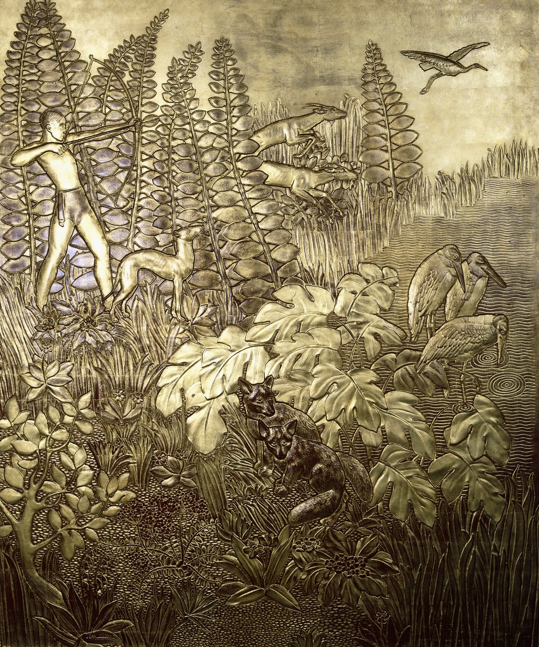 The Hunt by Jean Dunand