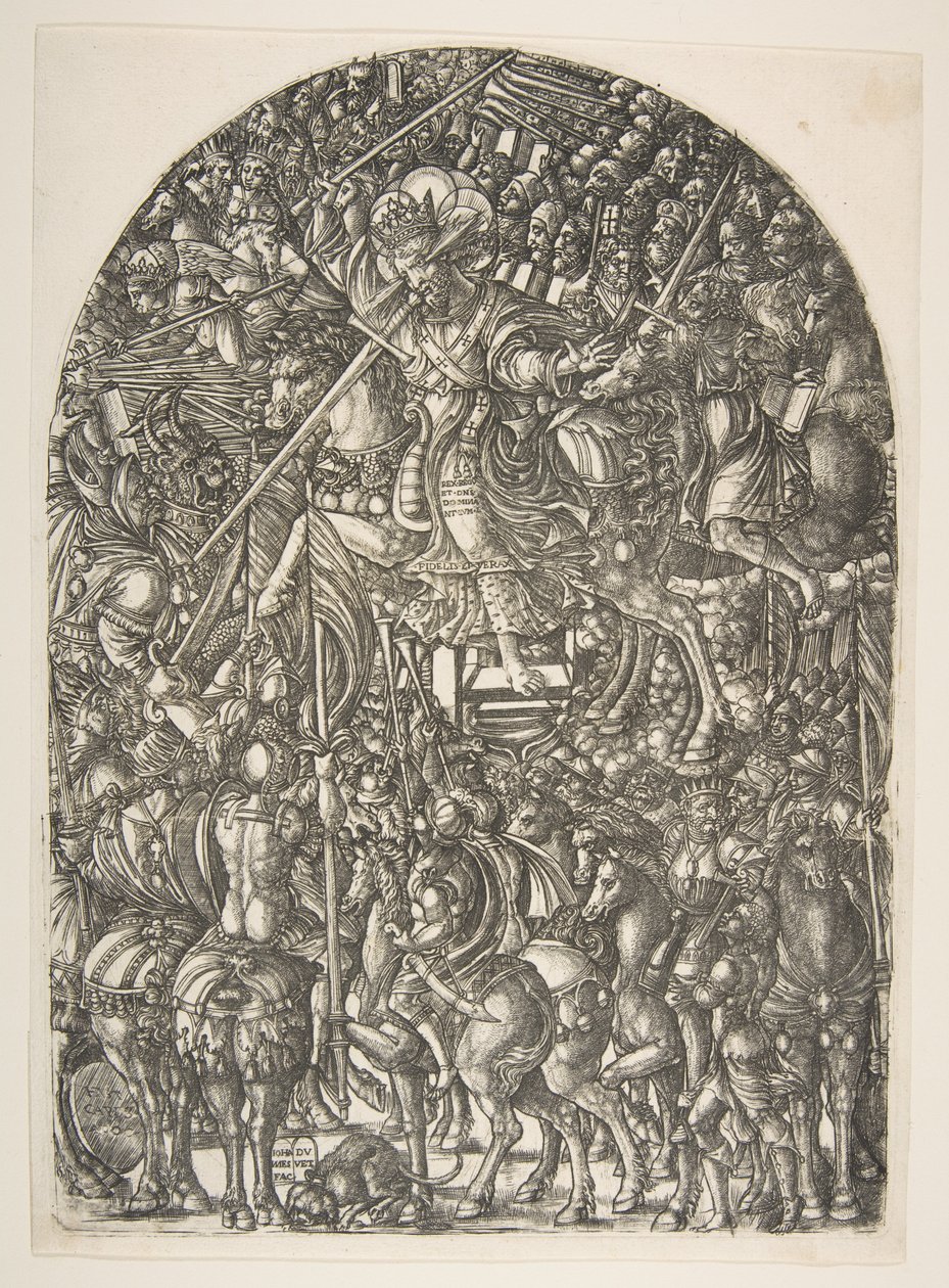Christ Mounted on a White Horse, from the Apocalypse by Jean Duvet