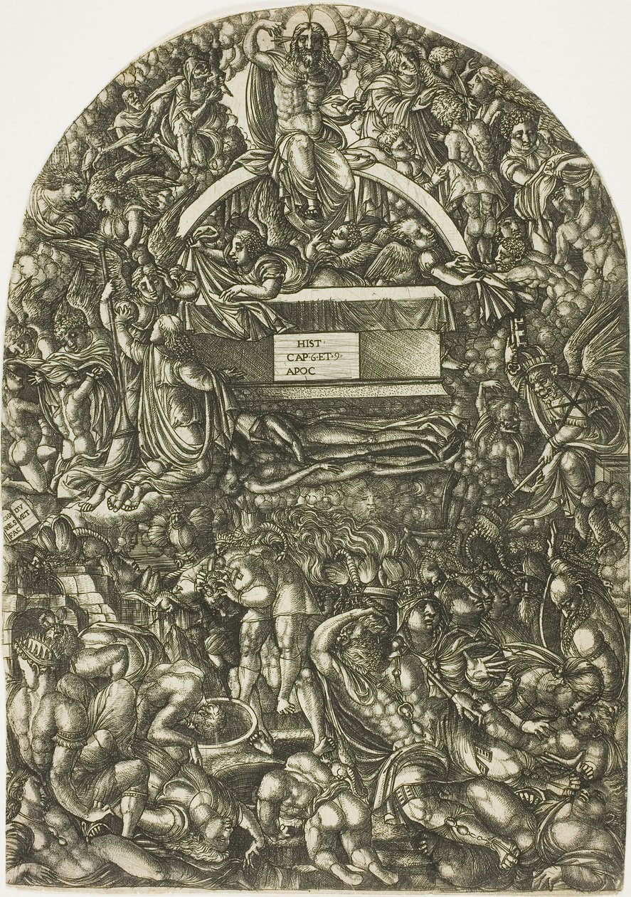 Opening of the Sixth Seal by Jean Duvet