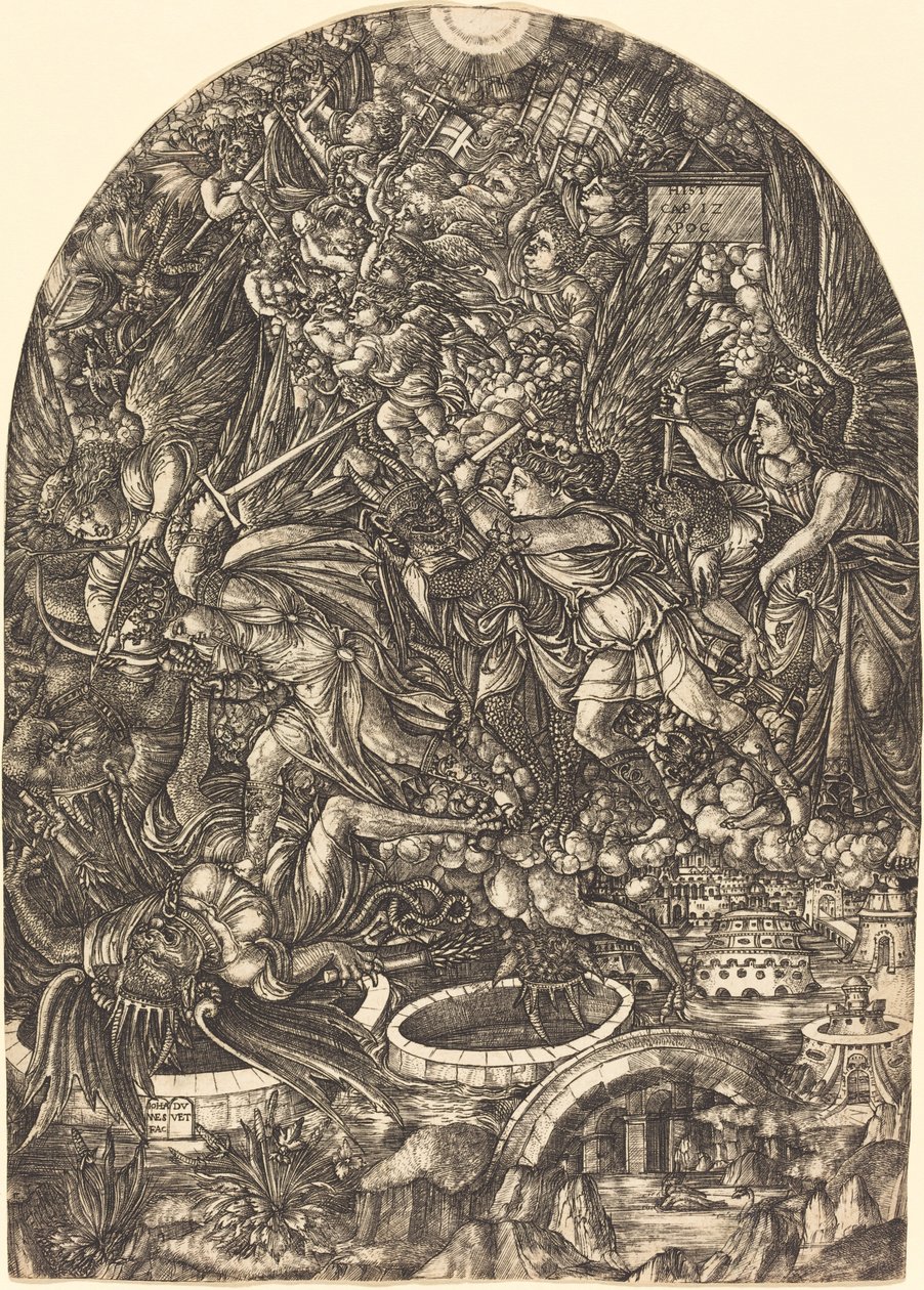 Saint Michael and the Dragon by Jean Duvet