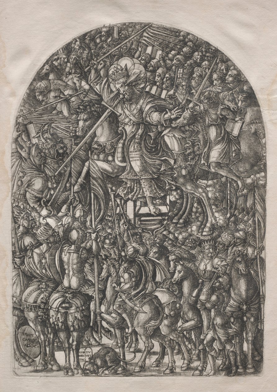 The Apocalypse: Christ Mounted on a White Horse, 1546-1556 by Jean Duvet
