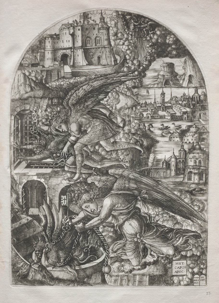 The Apocalypse: Satan Bound for a Thousand Years, 1546-1555 by Jean Duvet