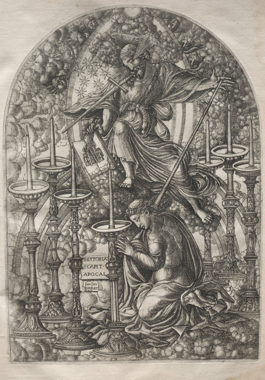 The Apocalypse: St. John Sees Seven Golden Candlesticks, 1546-1556 by Jean Duvet
