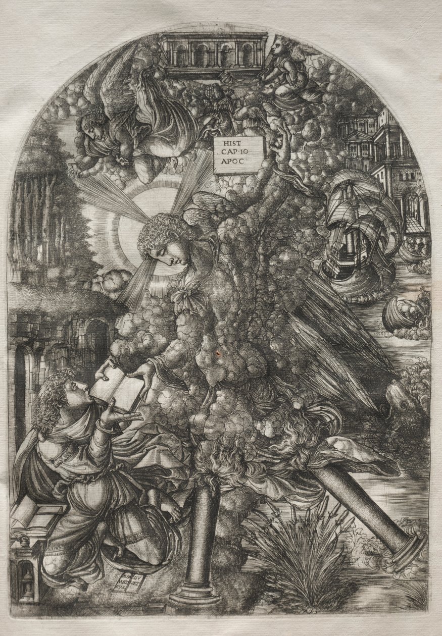 The Apocalypse: The Angel Gives St. John the Book to Eat by Jean Duvet