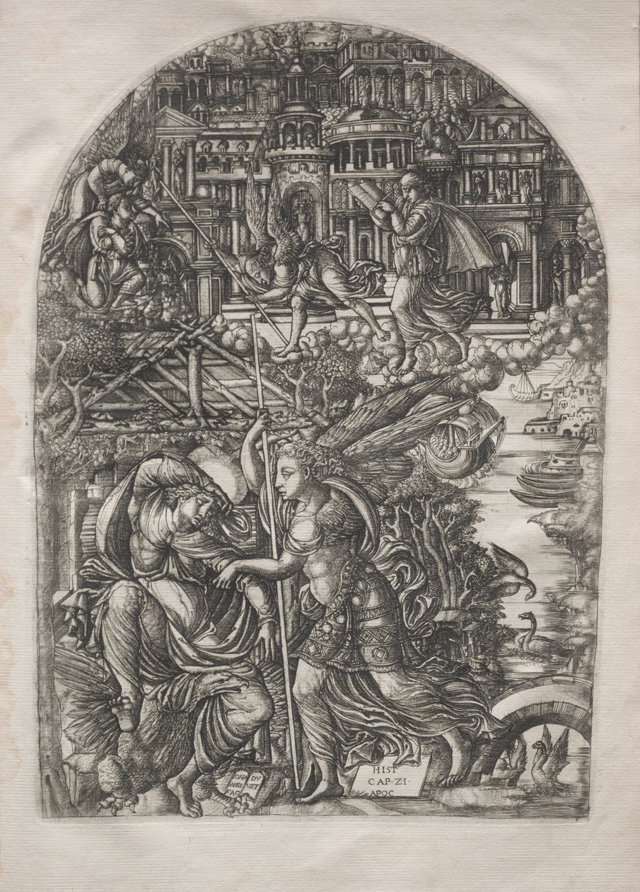 The Apocalypse: The Angel Shows St. John the New Jerusalem by Jean Duvet