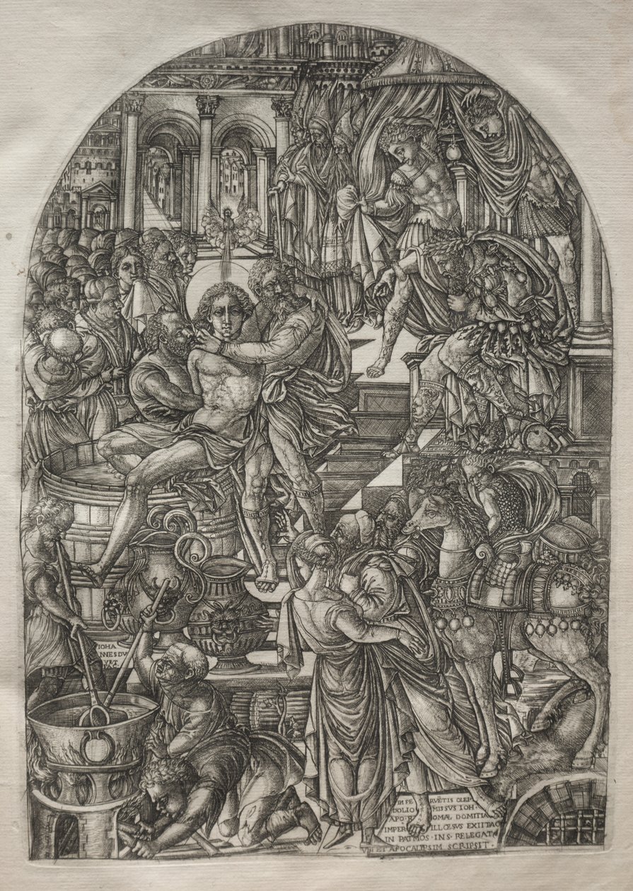The Apocalypse: The Martyrdom of St. John the Evangelist by Jean Duvet
