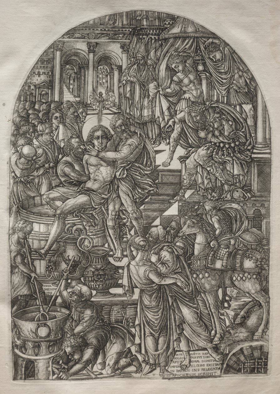 The Apocalypse: The Martyrdom of St. John the Evangelist by Jean Duvet