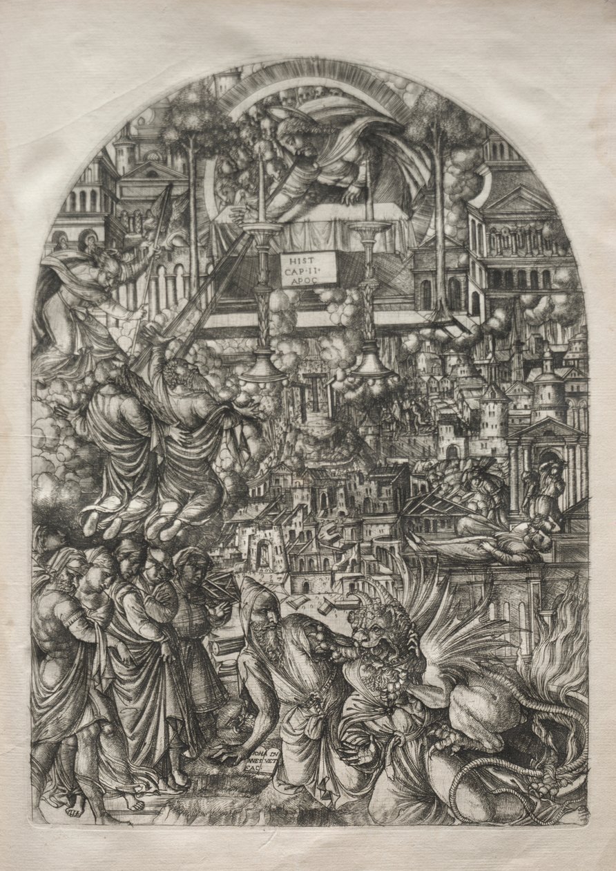 The Apocalypse: The Measurement of the Temple by Jean Duvet