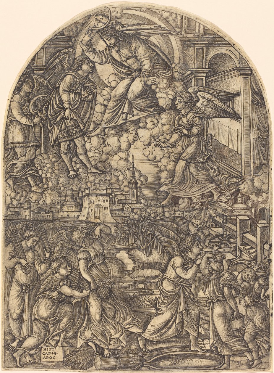 The Winepress of the Wrath of God by Jean Duvet