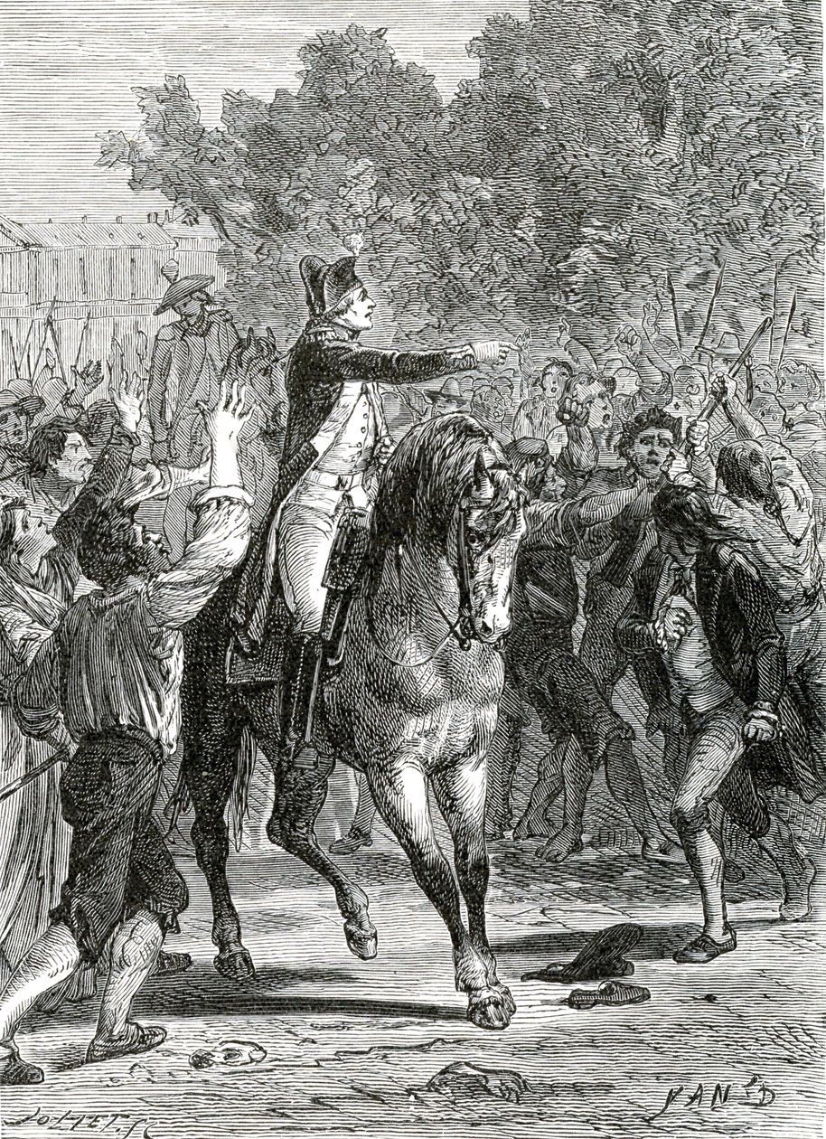 General Lafayette, French Revolution by Jean Edouard (1824-99) Dargent