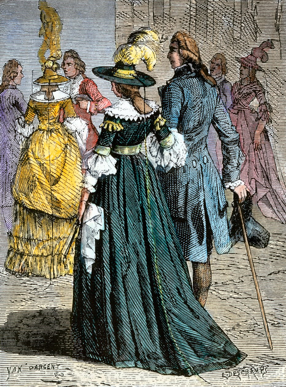 Parisian Fashion by Jean Edouard (1824-99) Dargent