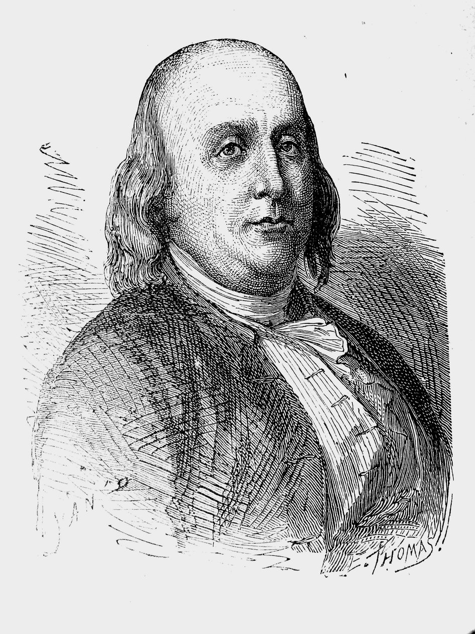 Benjamin Franklin by Jean Edouard Dargent