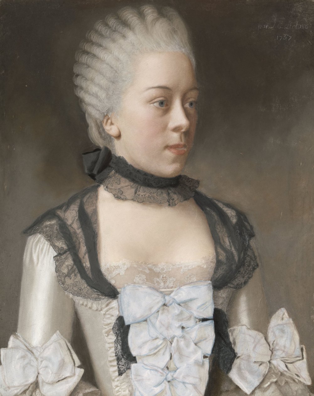 Wilhelmina Hillegonda Schuyt by Jean Etienne Liotard (signed by artist)