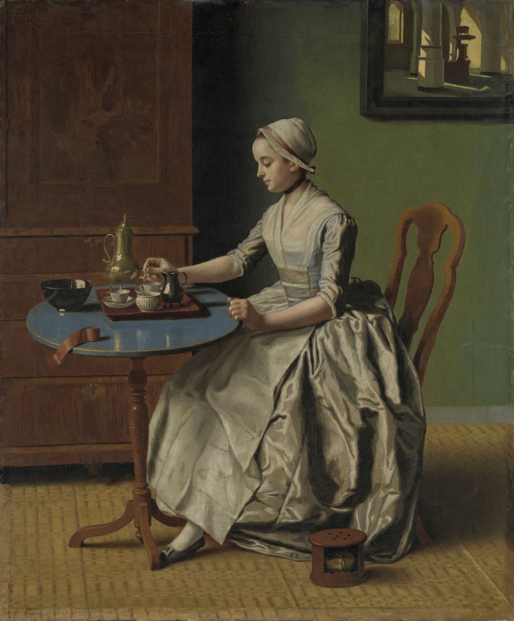 A Dutch Girl at Breakfast, c.1756 by Jean Étienne Liotard