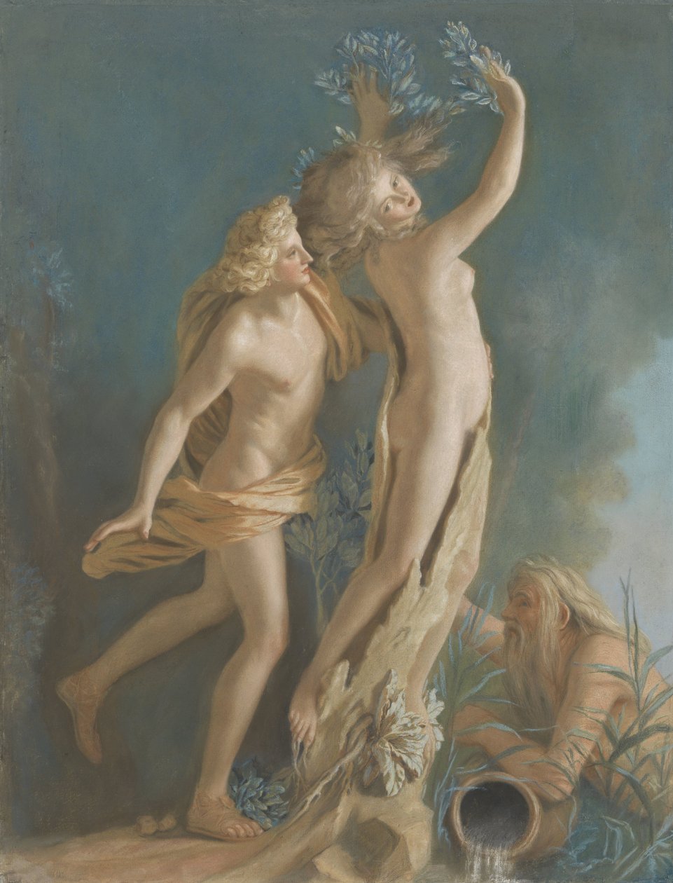 Apollo and Daphne, after Lorenzo Bernini’s Marble Group in the Galleria Borghese, Rome by Jean Étienne Liotard