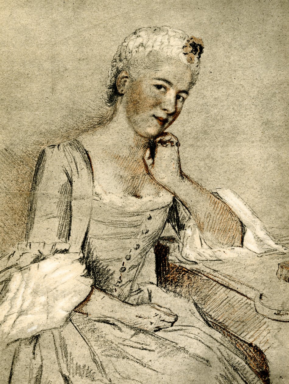 Jeanne Natoire by Jean Étienne Liotard